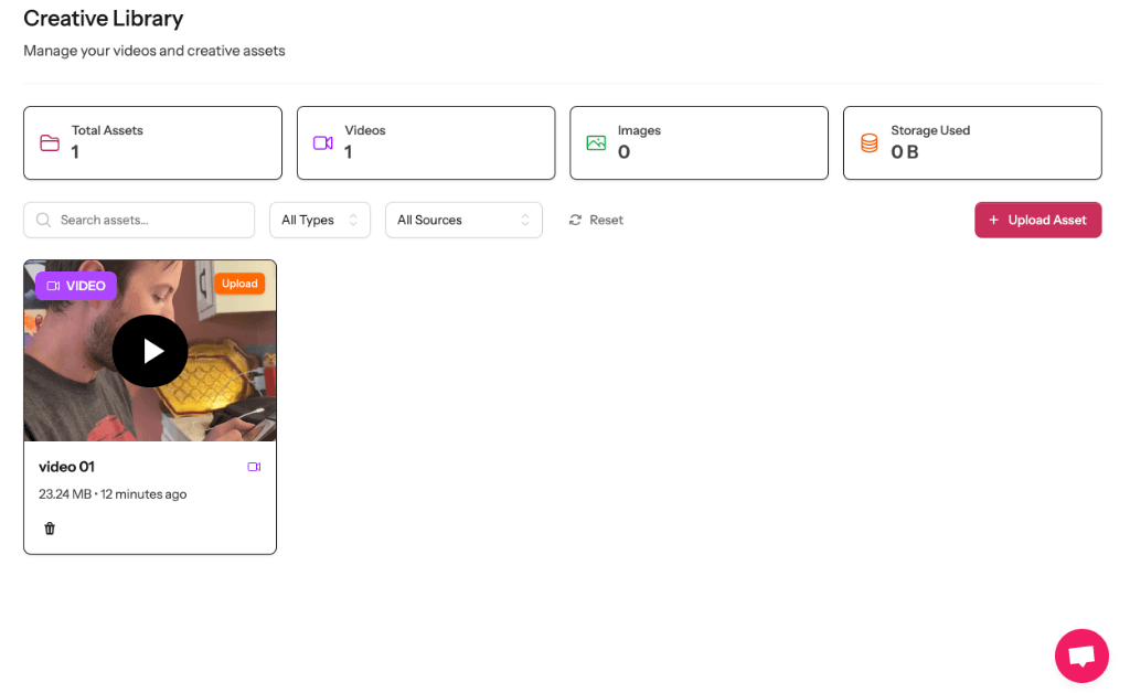 Creative Tools Interface